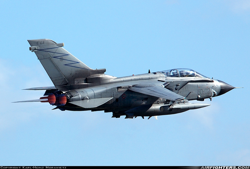 Italy - Air Force Panavia Tornado ECR MM7052 at Florennes (EBFS), Belgium