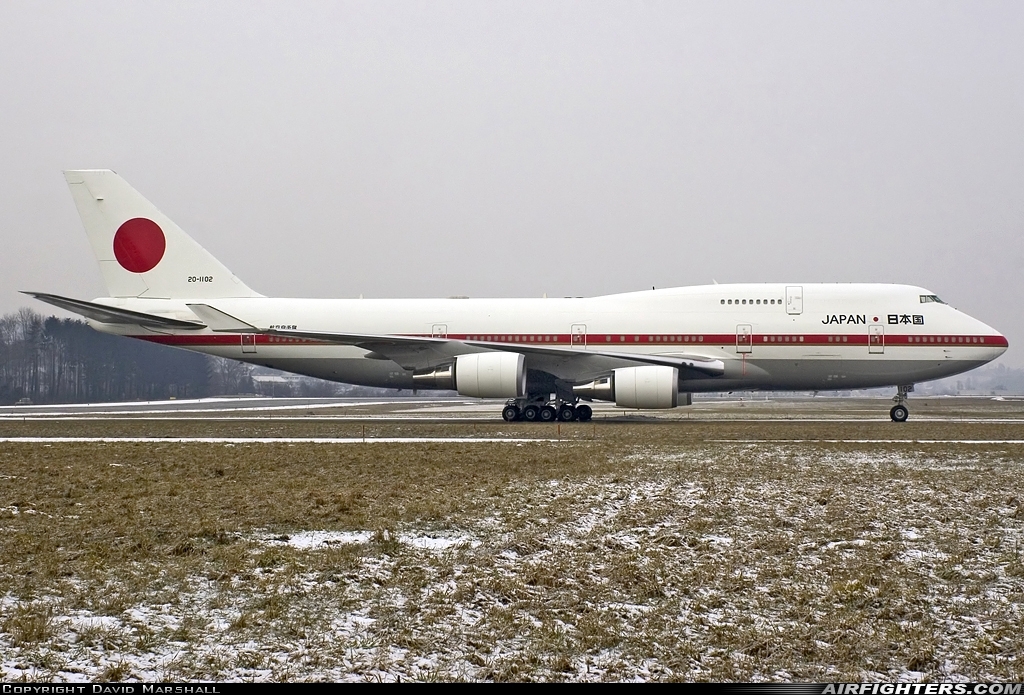 Japan - Air Force Boeing 747-47C 20-1102 at Zurich (- Kloten) (ZRH / LSZH), Switzerland