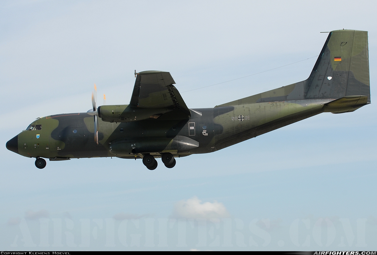 Germany - Air Force Transport Allianz C-160D 50+81 at Wittmundhafen (Wittmund) (ETNT), Germany