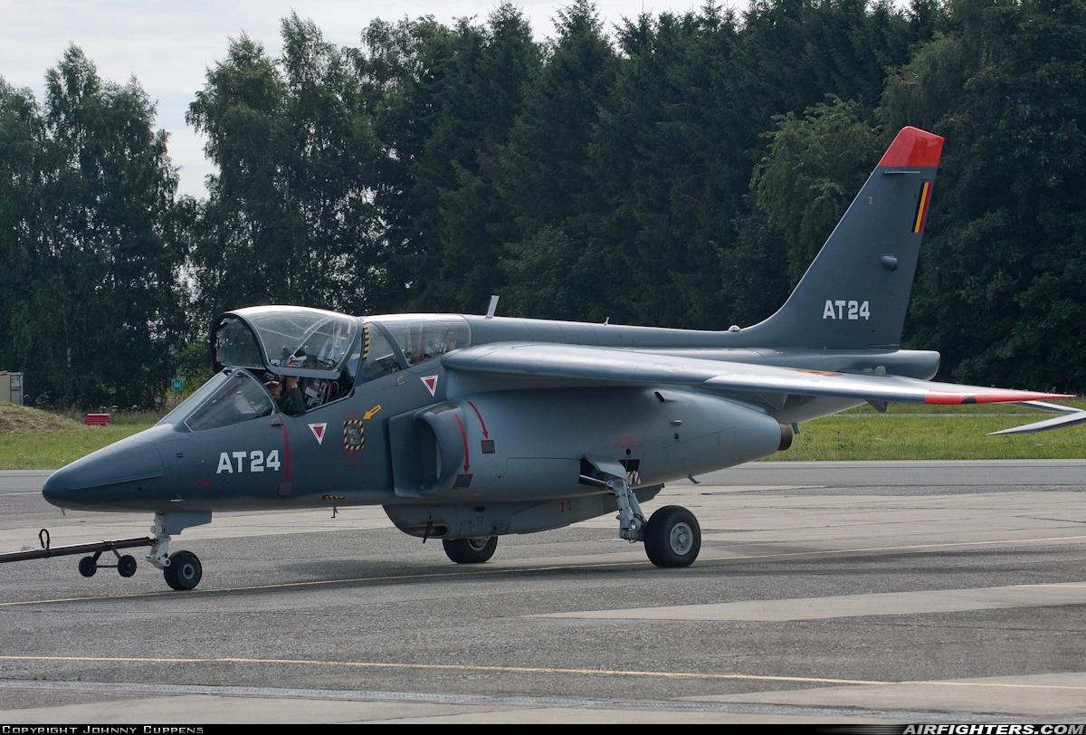 Belgium - Air Force Dassault/Dornier Alpha Jet 1B+ AT24 at Beauvechain (EBBE), Belgium