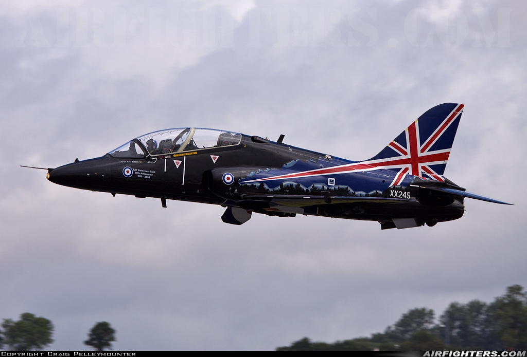 UK - Air Force British Aerospace Hawk T.1 XX245 at Fairford (FFD / EGVA), UK