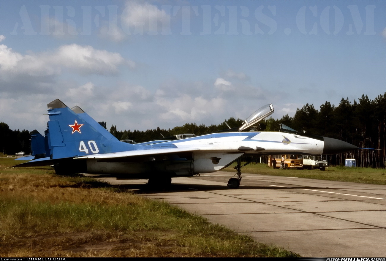 Russia - Air Force Mikoyan-Gurevich MiG-29A (9.12A)  at Zatec (LKZC), Czech Republic