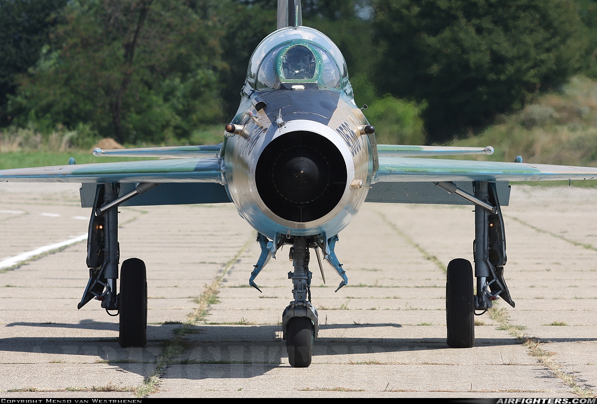 Romania - Air Force Mikoyan-Gurevich MiG-21UM Lancer B 9536 at Bacau (BCM / LRBC), Romania