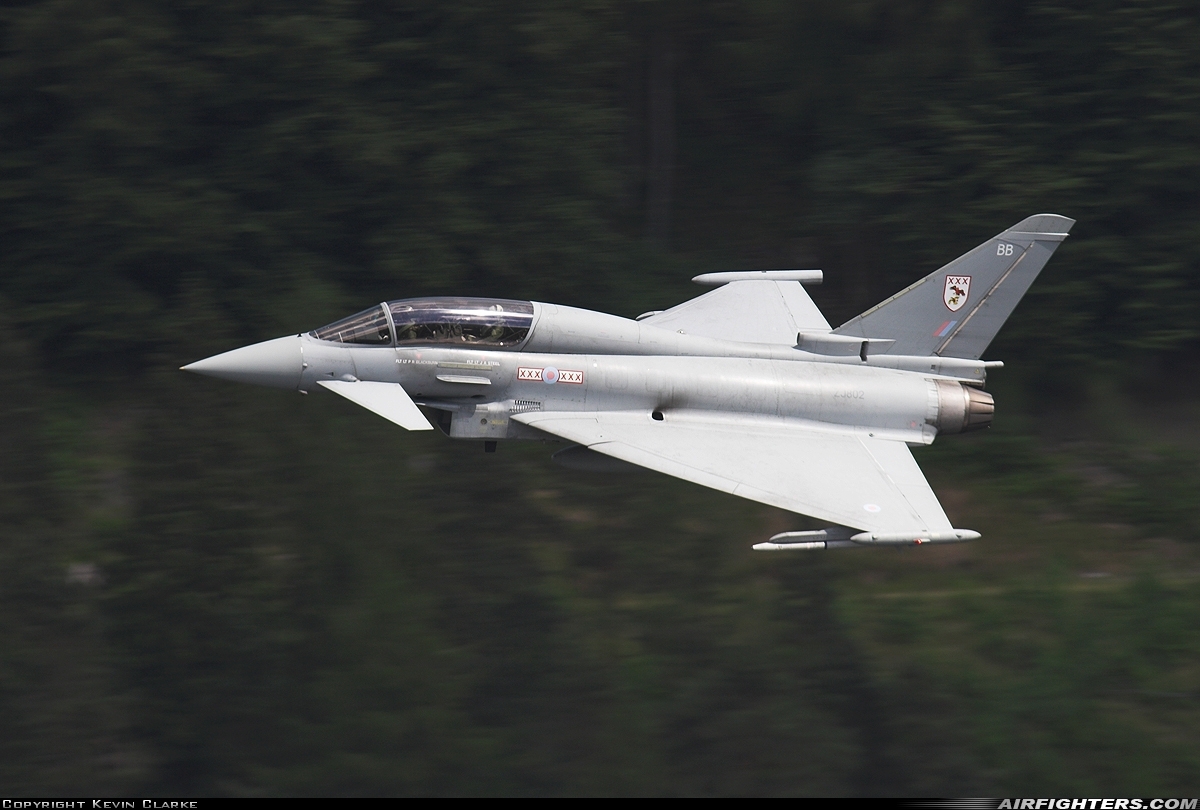 UK - Air Force Eurofighter Typhoon T1 ZJ802 at Off-Airport - Cumbria, UK