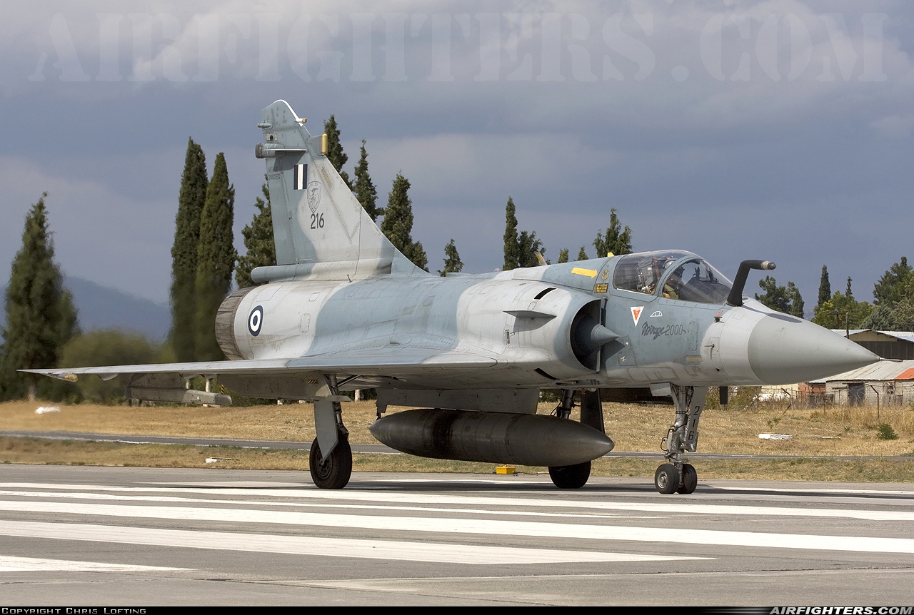 Greece - Air Force Dassault Mirage 2000EG 216 at Tanagra (LGTG), Greece