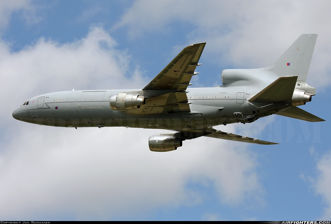 UK - Air Force Lockheed L-1011-385-3 TriStar KC1 (500) ZD950 at Fairford (FFD / EGVA), UK