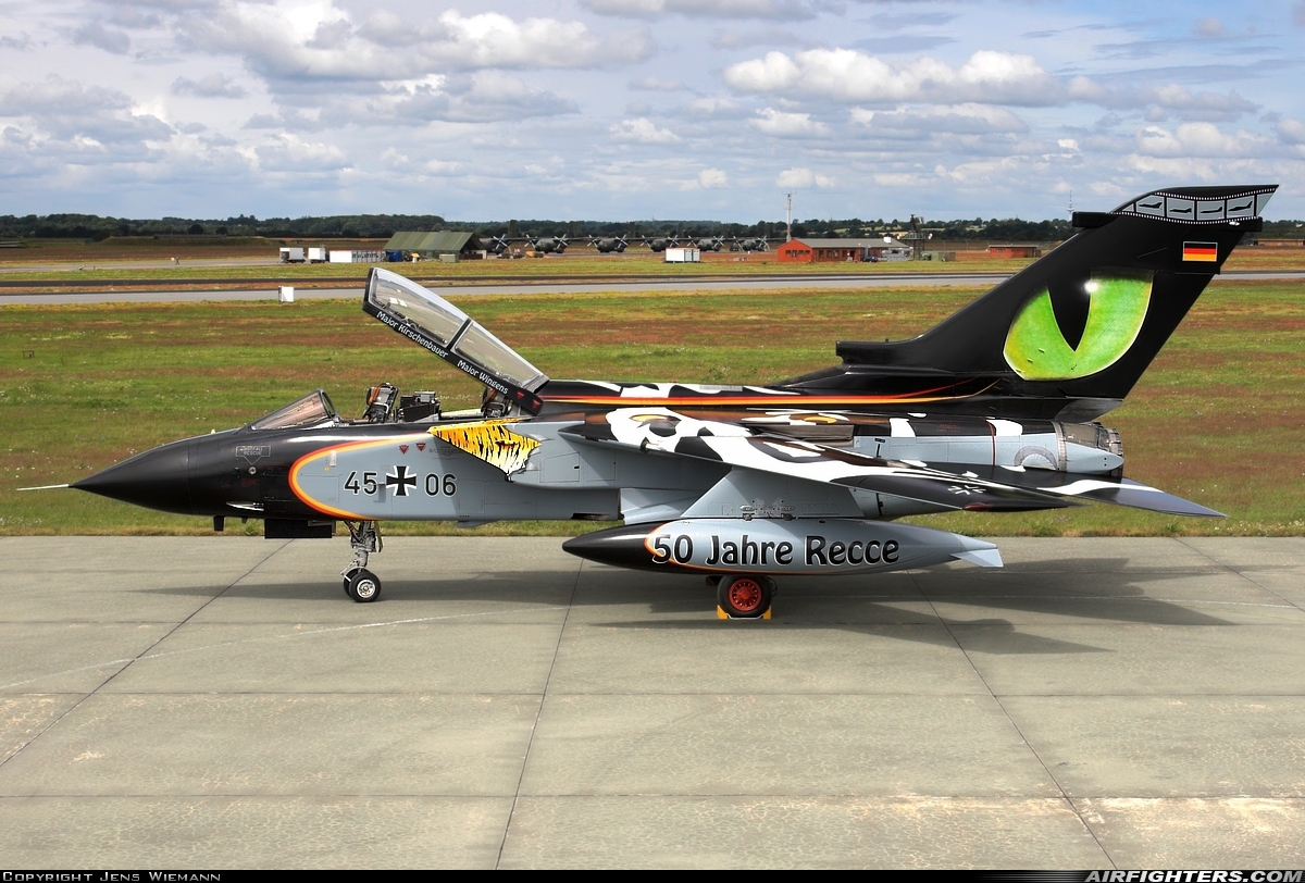 Germany - Air Force Panavia Tornado IDS 45+06 at Schleswig (- Jagel) (WBG / ETNS), Germany