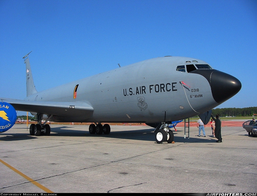 USA - Air Force Boeing KC-135R Stratotanker (717-148) 61-0318 at Beaufort - Merritt Field (KNBC), USA