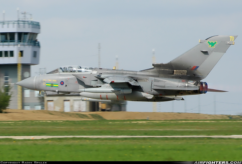 UK - Air Force Panavia Tornado GR4 ZD848 at Namest nad Oslavou (LKNA), Czech Republic
