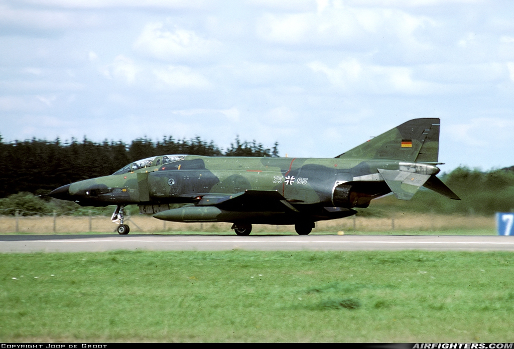 Germany - Air Force McDonnell Douglas RF-4E Phantom II 35+65 at Leck (EDXK), Germany
