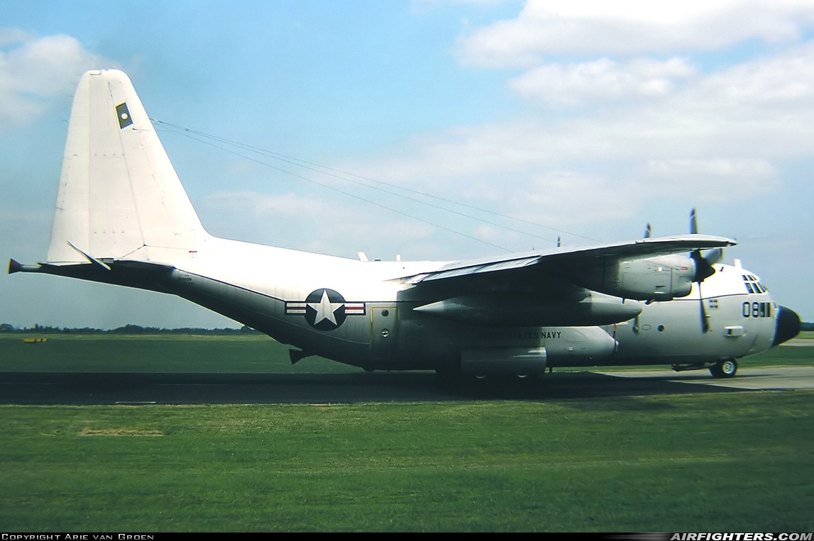 USA - Navy Lockheed EC-130Q Hercules (L-382) 160608 at Alconbury (AYH / EGWZ), UK