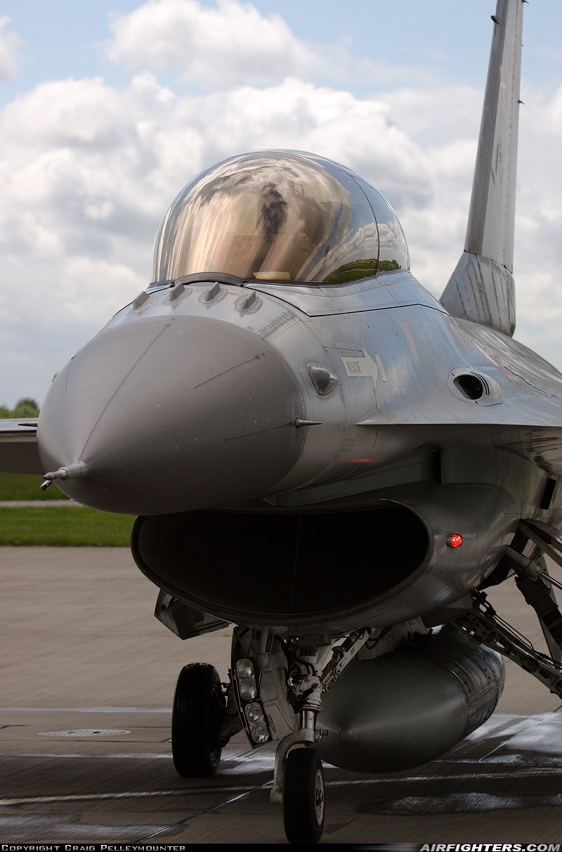Denmark - Air Force General Dynamics F-16BM Fighting Falcon ET-199 at Coningsby (EGXC), UK