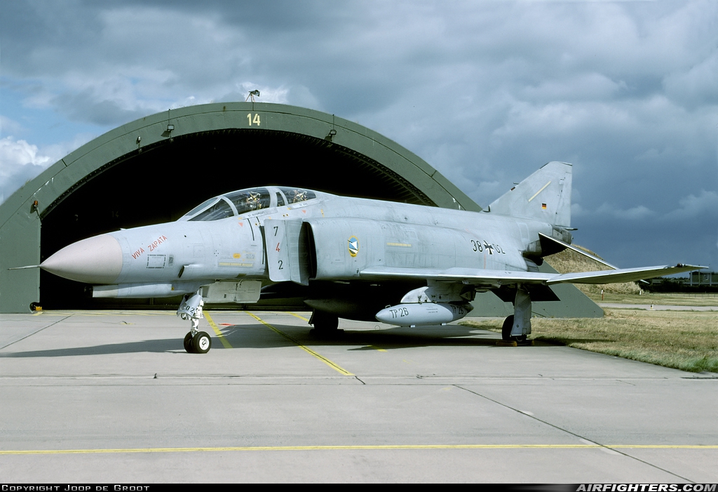 Germany - Air Force McDonnell Douglas F-4F Phantom II 38+02 at Eggebek (ETME), Germany
