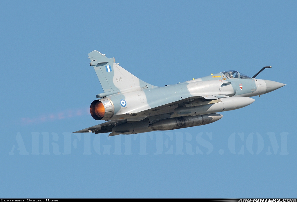 Greece - Air Force Dassault Mirage 2000-5EG 545 at Florennes (EBFS), Belgium