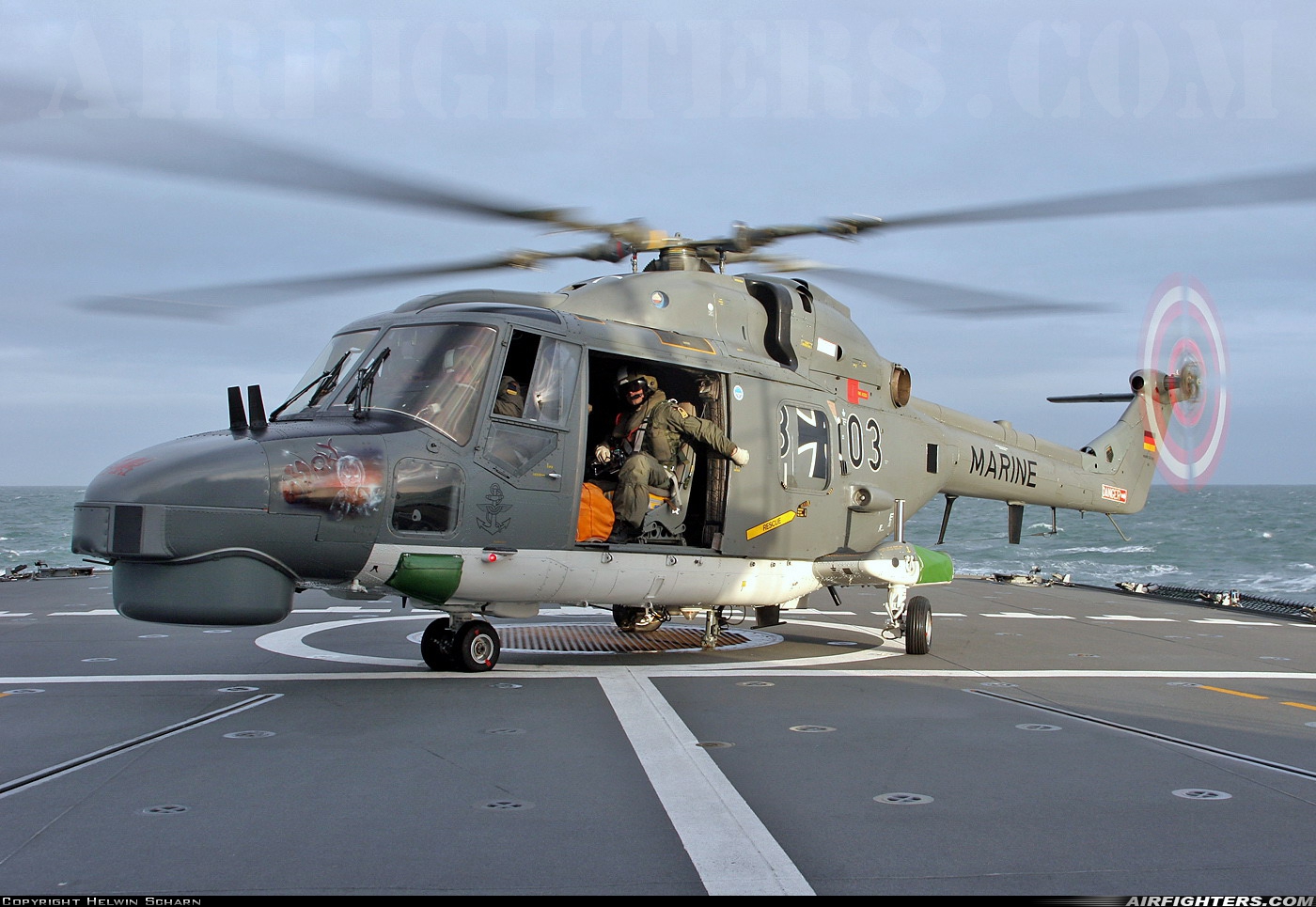 Germany - Navy Westland WG-13 Super Lynx Mk88A 83+03 at Off-Airport - FGS Bayern, Germany
