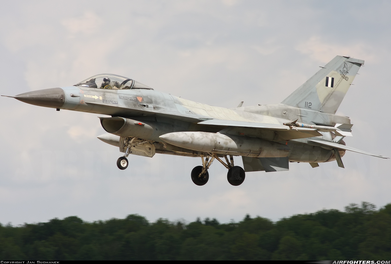 Greece - Air Force General Dynamics F-16C Fighting Falcon 112 at Florennes (EBFS), Belgium