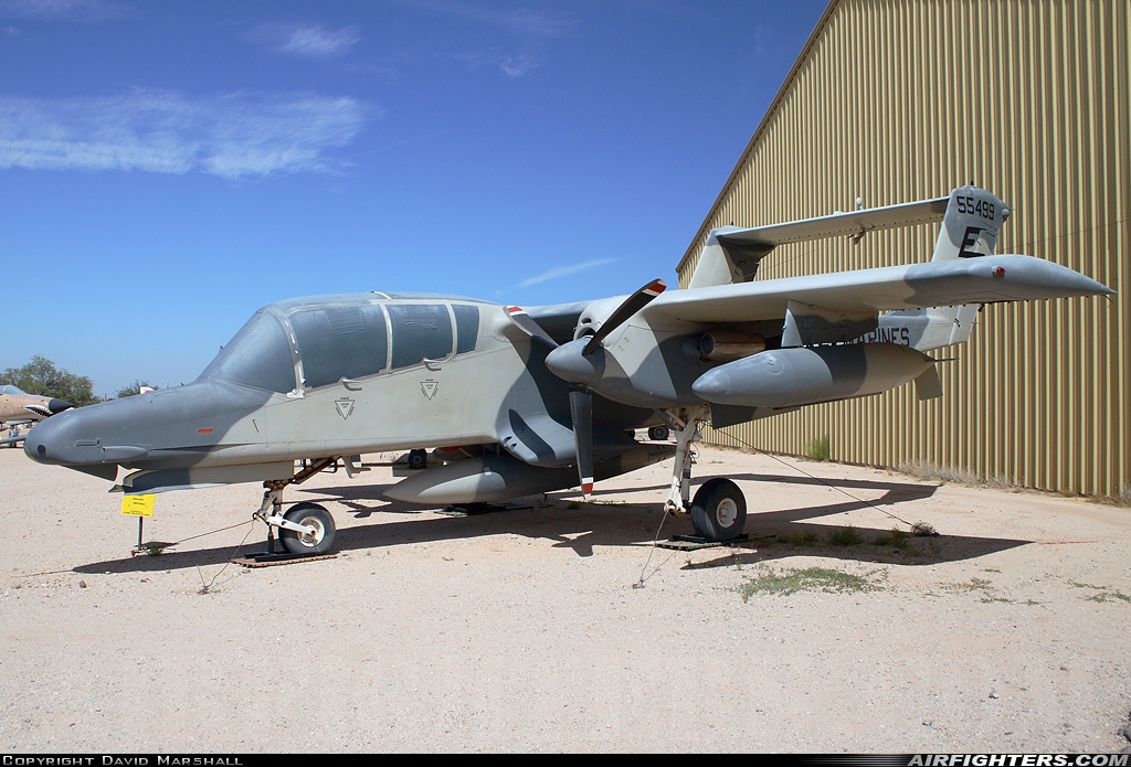 USA - Marines North American Rockwell OV-10D Bronco 155499 at Tucson - Pima Air and Space Museum, USA