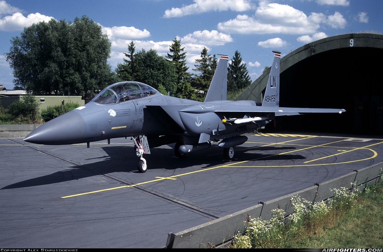 USA - Air Force McDonnell Douglas F-15E Strike Eagle 91-0314 at Neuburg - Zell (ETSN), Germany