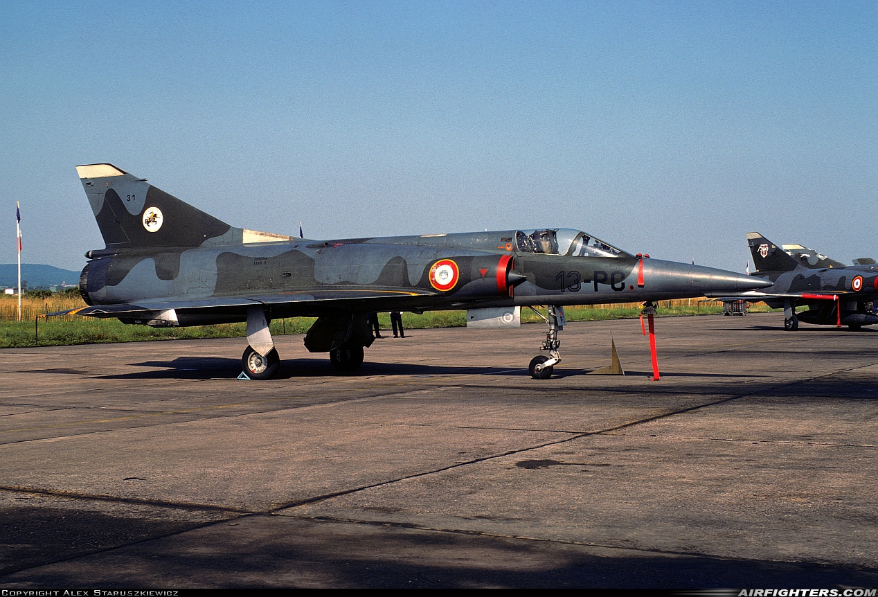 France - Air Force Dassault Mirage 5F 13-PC at Luxeuil - St. Sauveur (LFSX), France