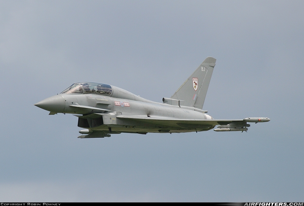 UK - Air Force Eurofighter Typhoon T1 ZJ801 at Waddington (WTN / EGXW), UK