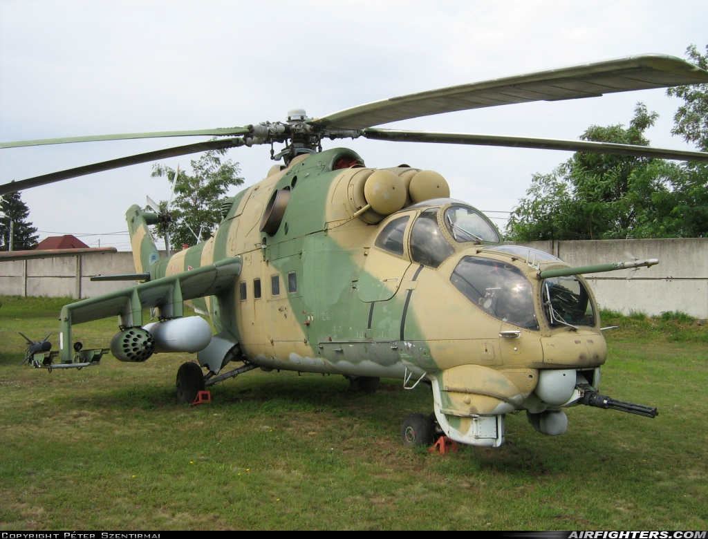 Hungary - Air Force Mil Mi-24D 114 at Szolnok (LHSN), Hungary