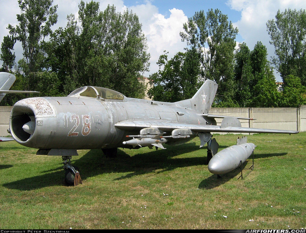 Hungary - Air Force Mikoyan-Gurevich MiG-19PM 28 at Szolnok (LHSN), Hungary