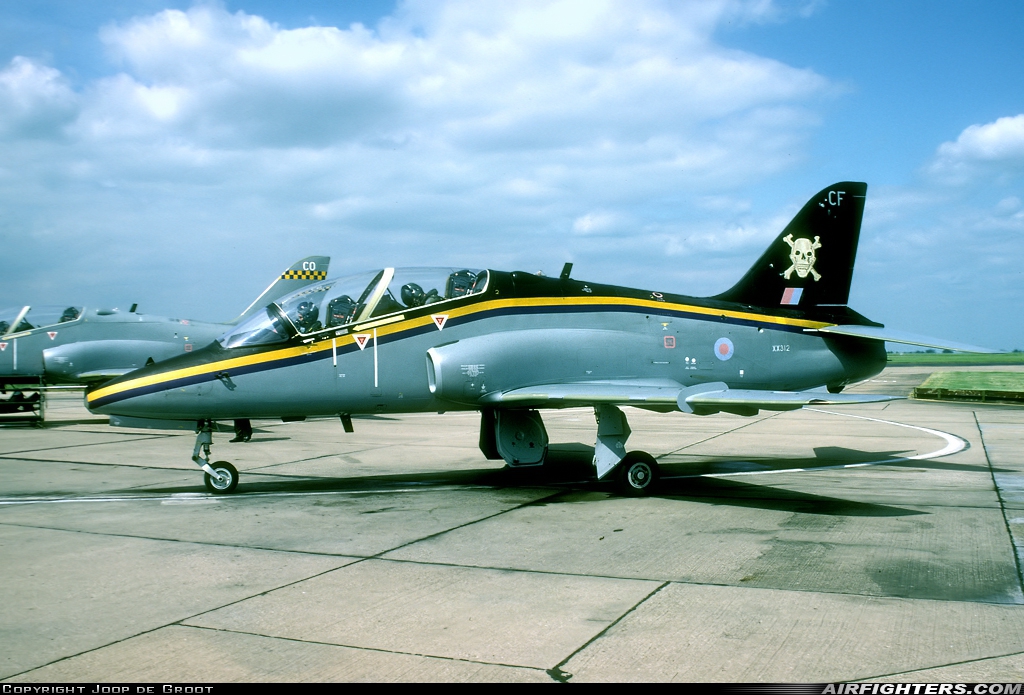 UK - Air Force British Aerospace Hawk T.1W XX312 at Wyton (EGUY), UK