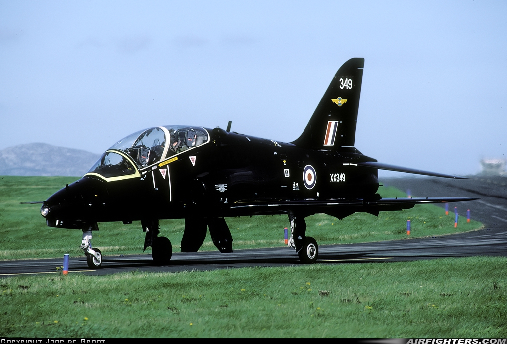 UK - Air Force British Aerospace Hawk T.1W XX349 at Valley (EGOV), UK