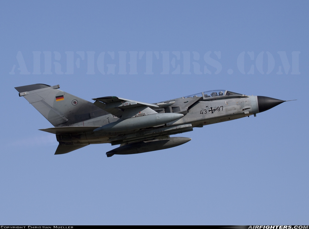 Germany - Air Force Panavia Tornado IDS 43+97 at Hohn (ETNH), Germany