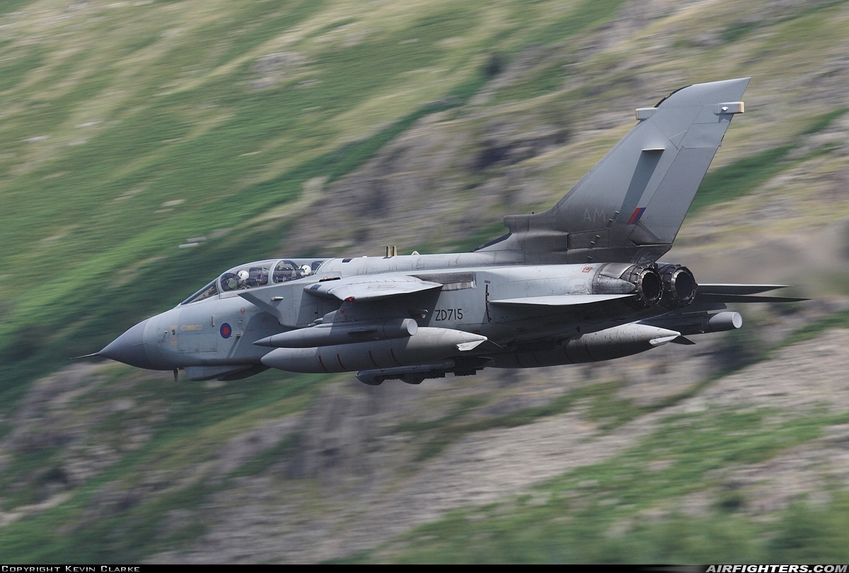 UK - Air Force Panavia Tornado GR4 ZD715 at Off-Airport - Cumbria, UK