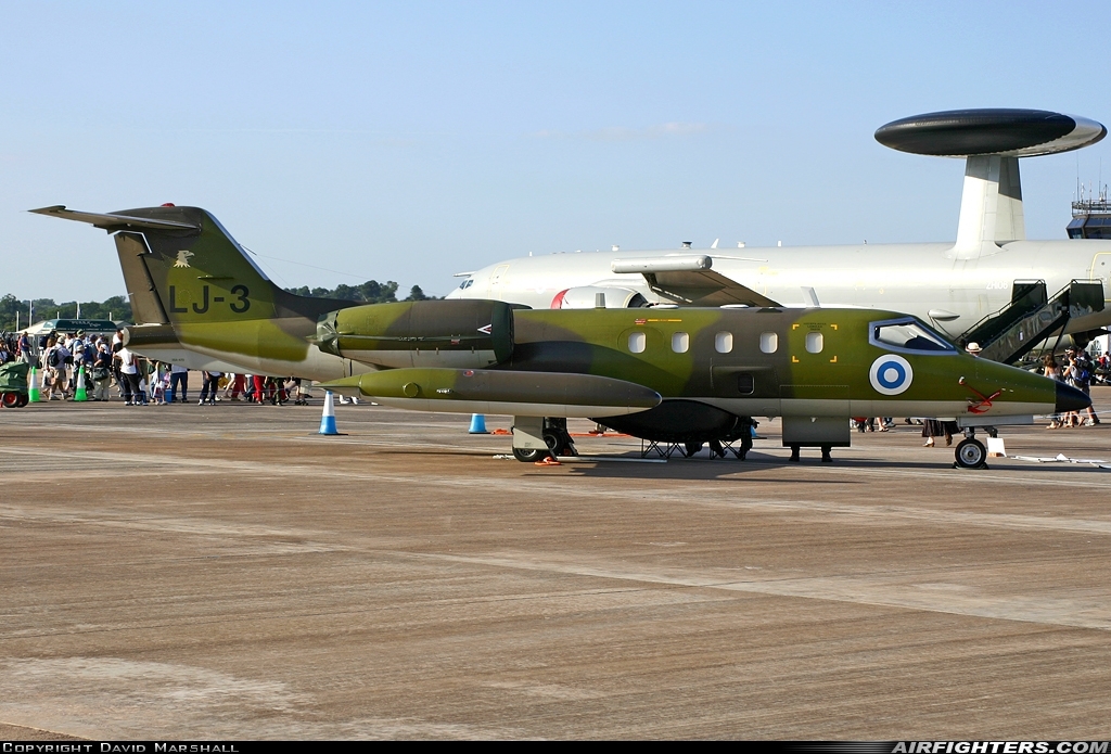 Finland - Air Force Learjet 35A/36A LJ-3 at Fairford (FFD / EGVA), UK