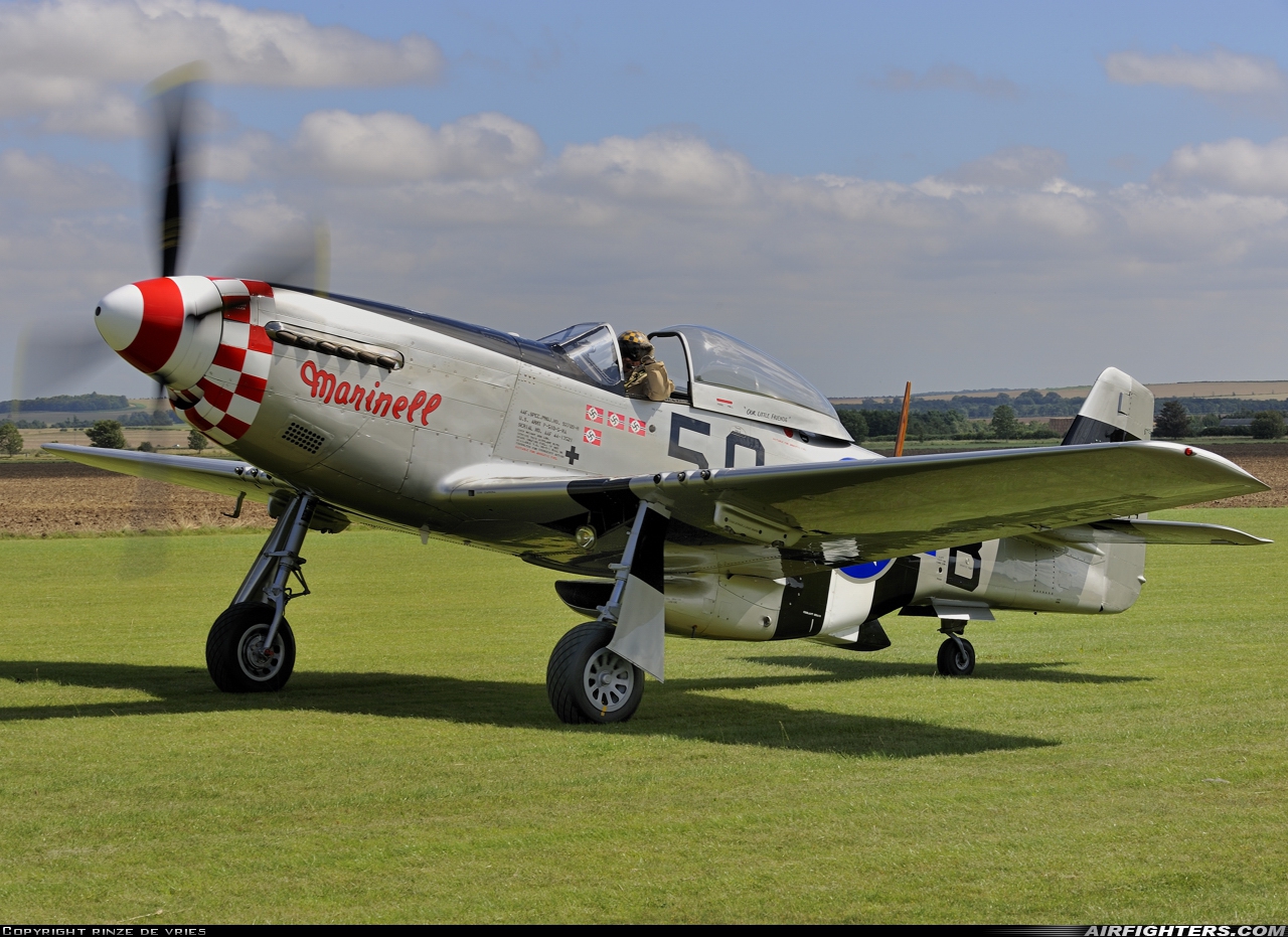 Private - Hardwick Warbirds Collection North American P-51D Mustang G-MRLL at Fowlmere (EGMA), UK
