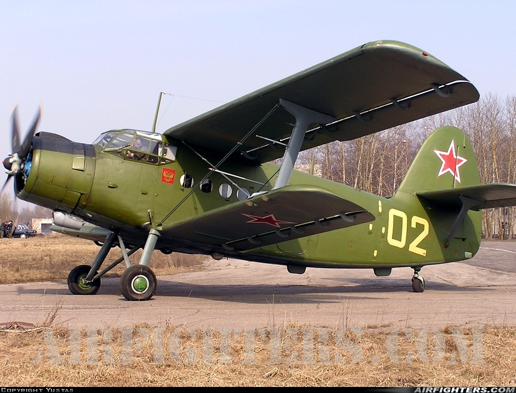 Russia - Army Antonov An-2 02 at Pskov (PKV / ULOO), Russia