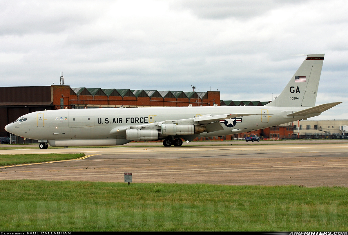 USA - Air Force Boeing E-8C Joint Stars 94-0284 at Mildenhall (MHZ / GXH / EGUN), UK