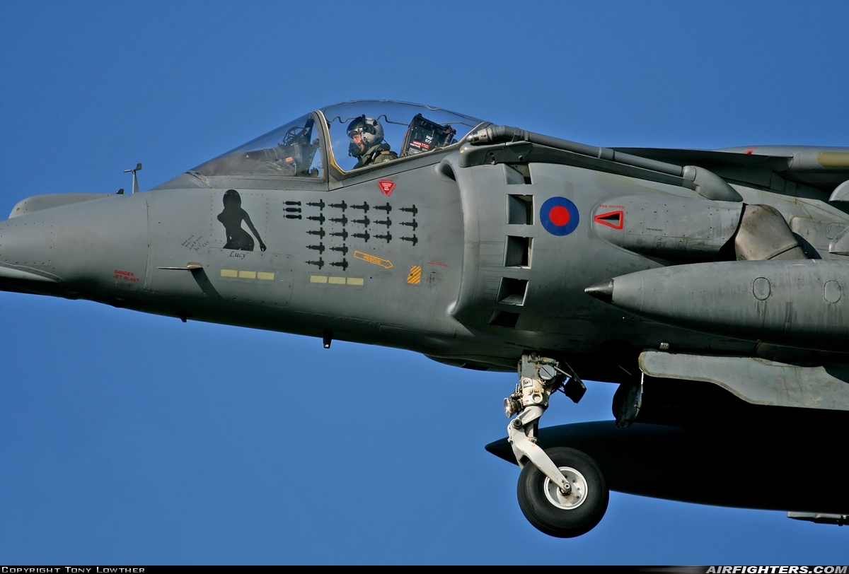 UK - Air Force British Aerospace Harrier GR.7A ZD404 at Cottesmore (Oakham) (OKH / EGXJ), UK