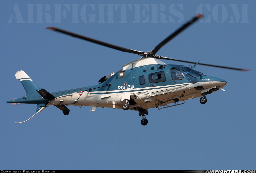 Italy - Polizia AgustaWestland AW-109N Nexus MM81704 at Verona - Villafranca (Valerio Catullo) (VRN / LIPX), Italy