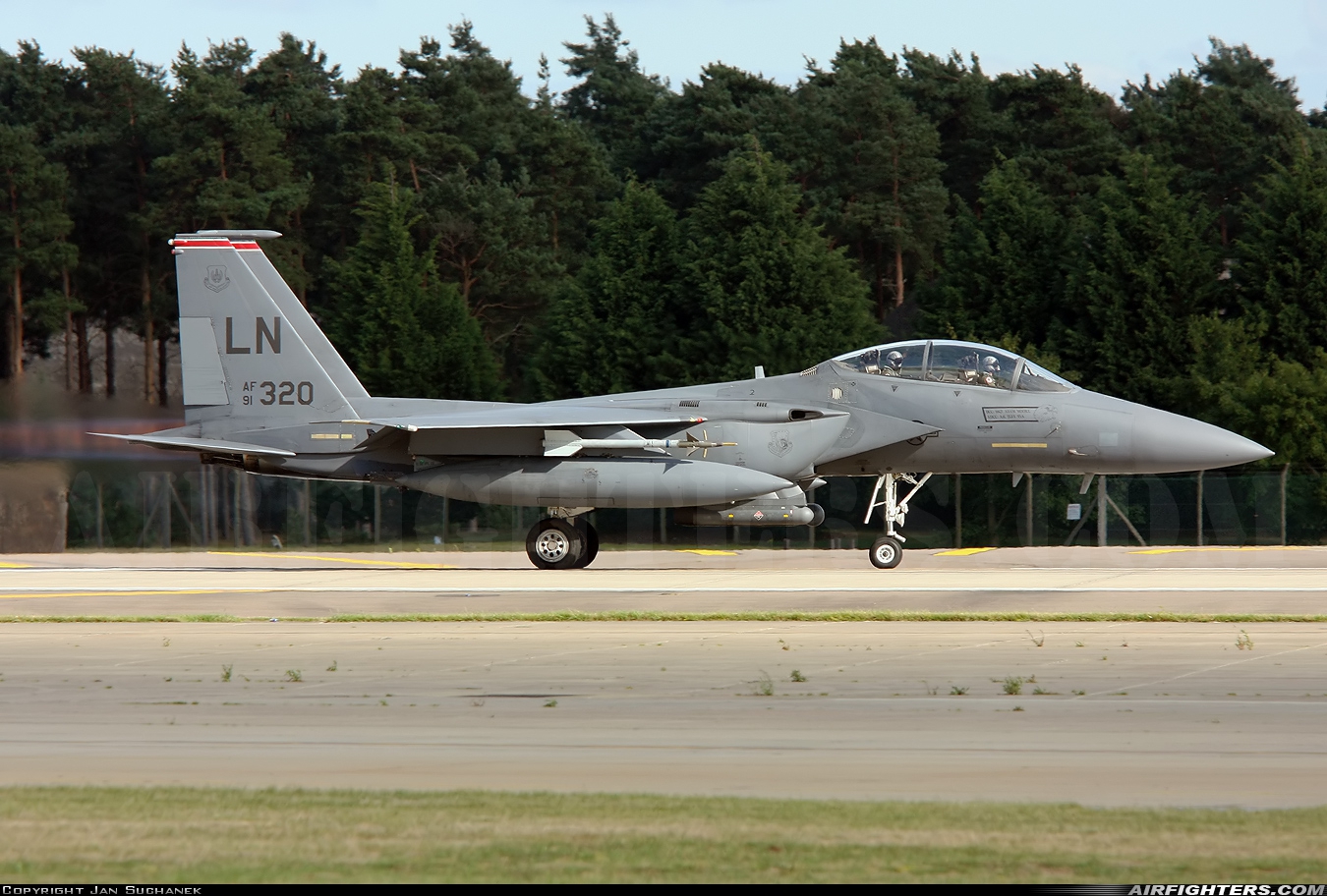 USA - Air Force McDonnell Douglas F-15E Strike Eagle 91-0320 at Lakenheath (LKZ / EGUL), UK