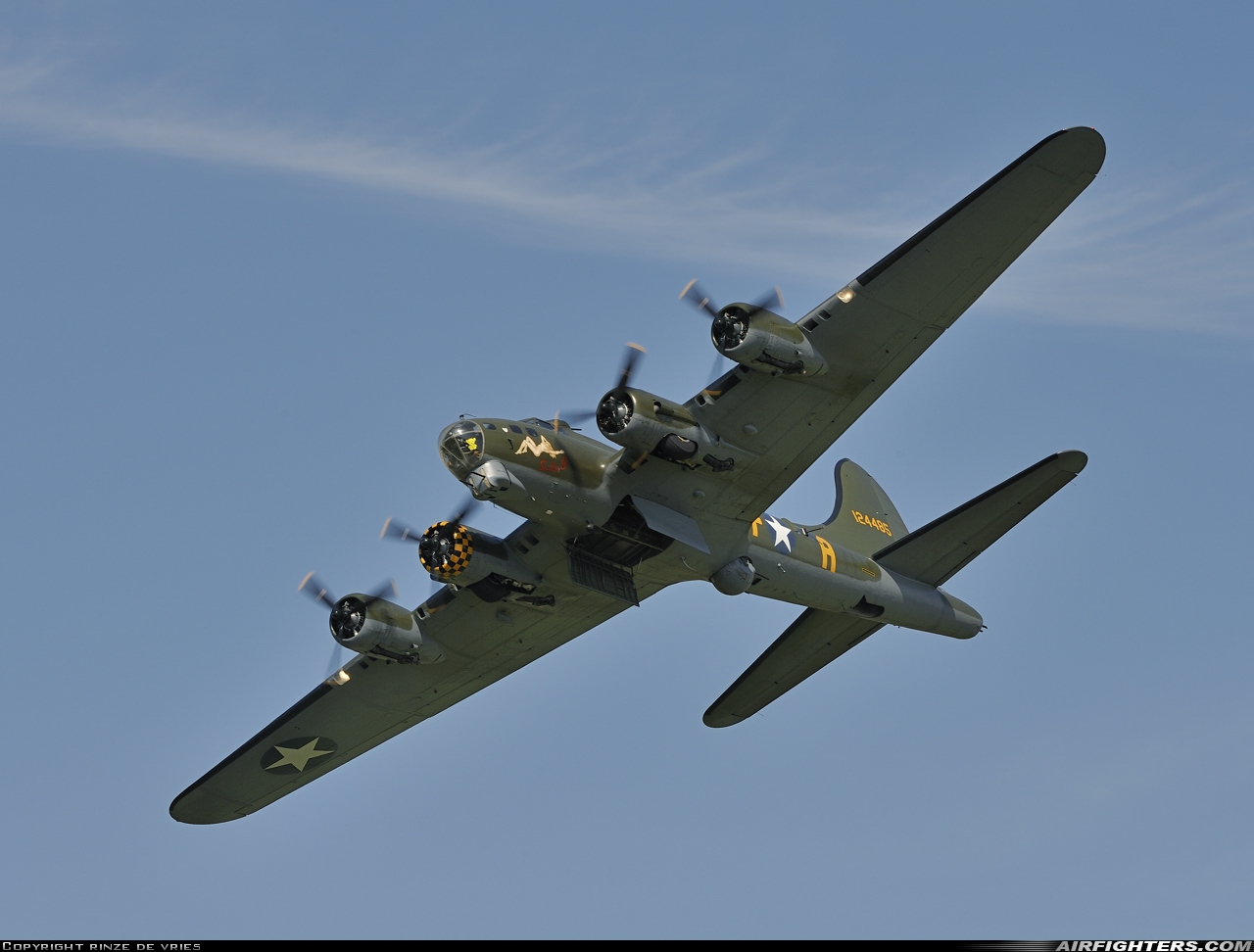 Private Boeing B-17G Flying Fortress (299P) G-BEDF at Off-Airport - Rougham, UK