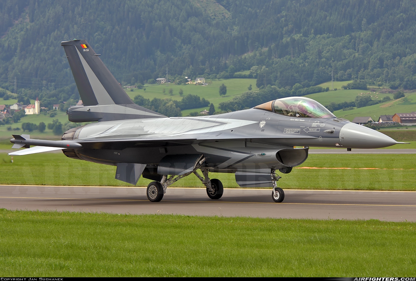 Belgium - Air Force General Dynamics F-16AM Fighting Falcon FA-134 at Zeltweg (LOXZ), Austria