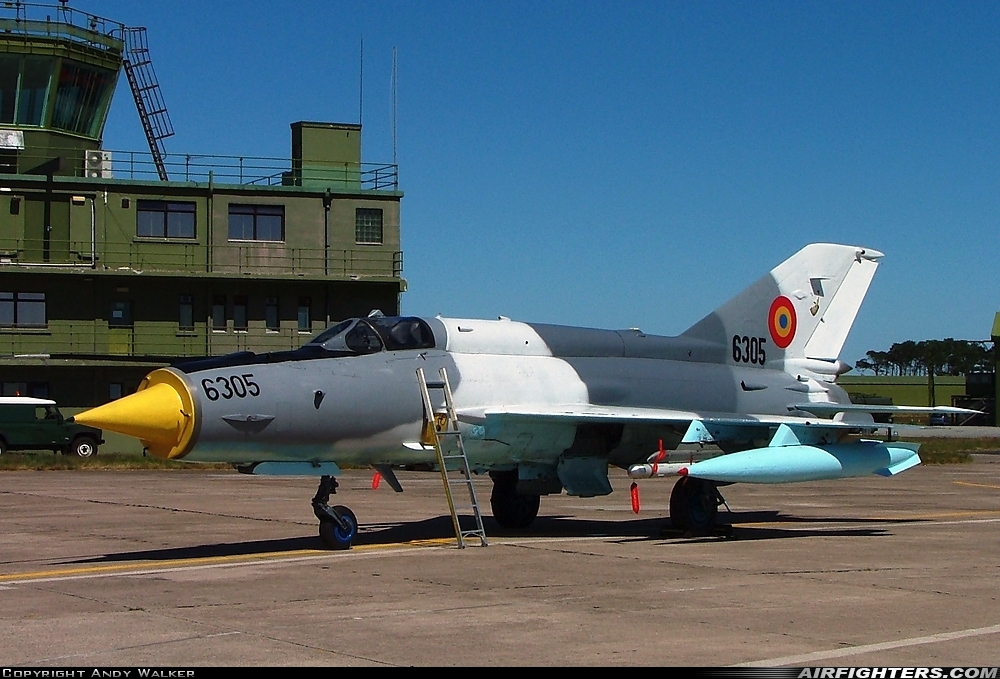 Romania - Air Force Mikoyan-Gurevich MiG-21MF-75 Lancer C 6305 at Lossiemouth (LMO / EGQS), UK