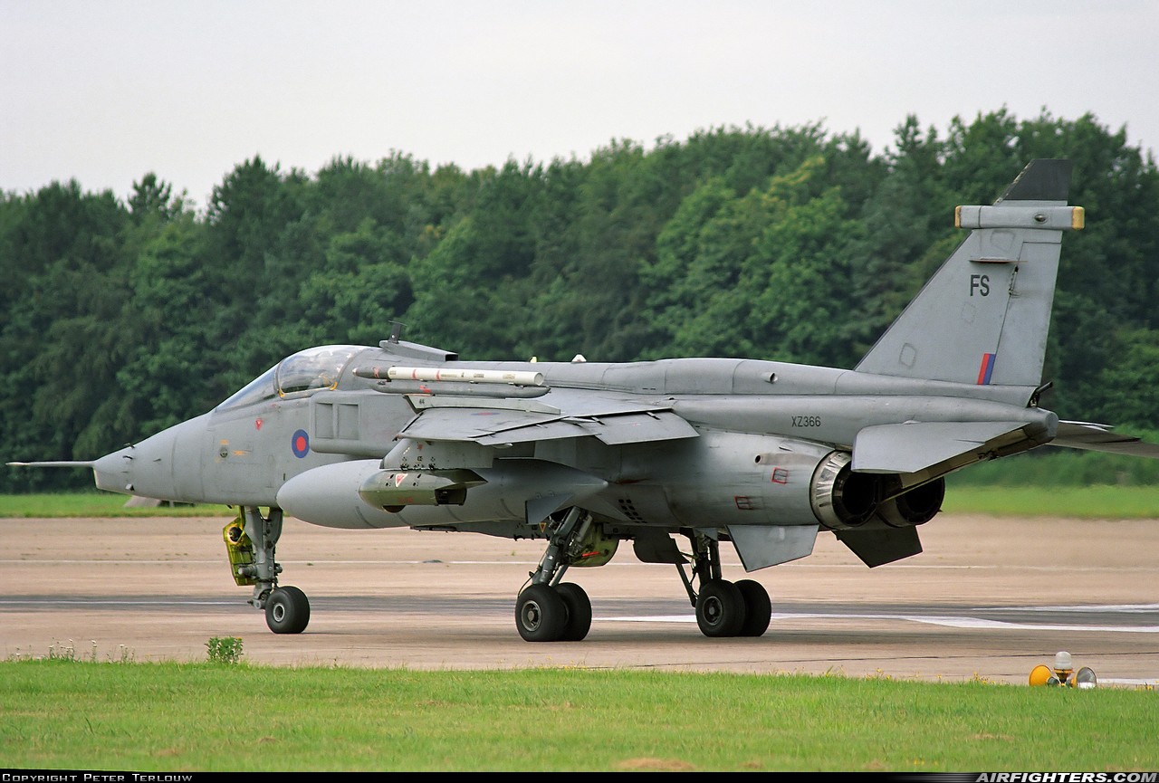 UK - Air Force Sepecat Jaguar GR3A XZ366 at Coltishall (CLF / EGYC), UK