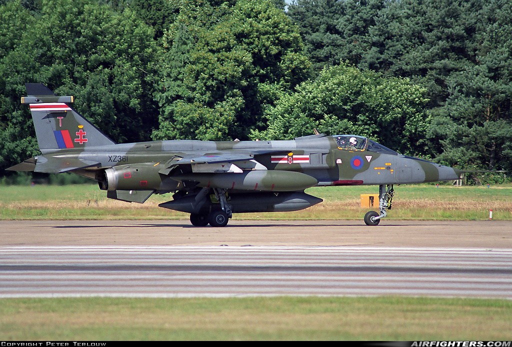UK - Air Force Sepecat Jaguar GR1A XZ361 at Coltishall (CLF / EGYC), UK