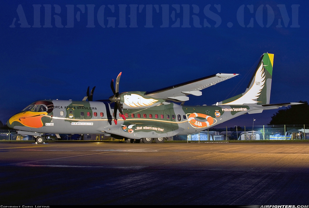 Brazil - Air Force CASA C-105A (C-295) 2811 at Fairford (FFD / EGVA), UK