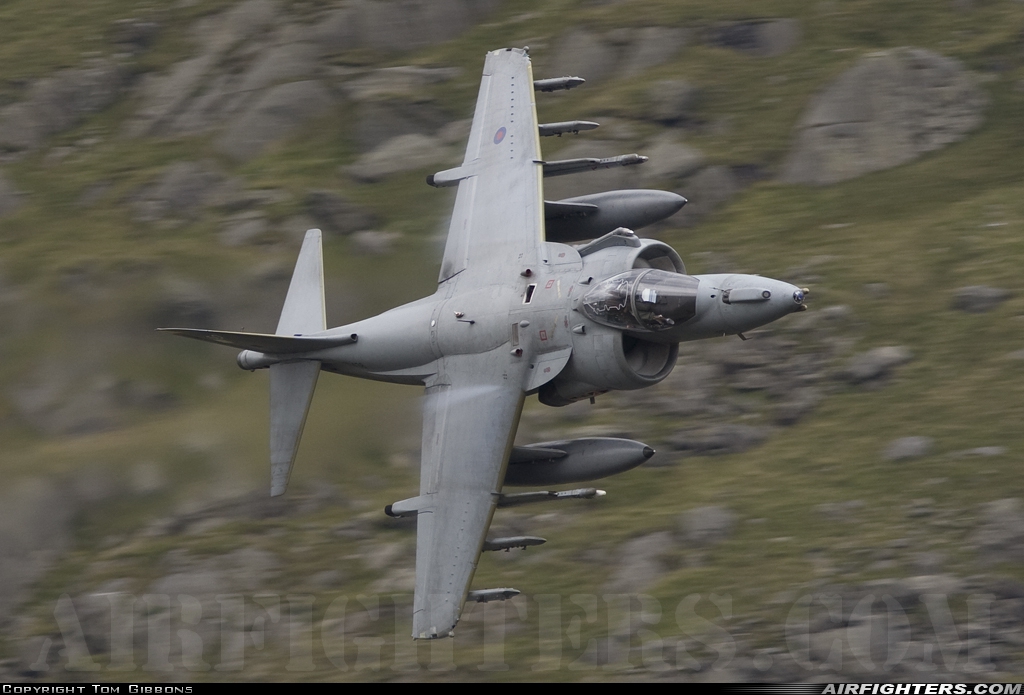 UK - Air Force British Aerospace Harrier GR.9 ZD438 at Off-Airport - North Wales, UK