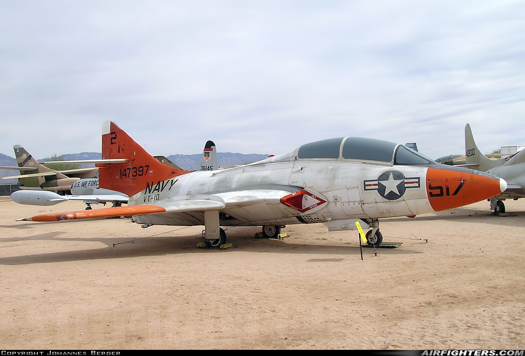 USA - Navy Grumman F9F-8T Cougar 147397 at Tucson - Pima Air and Space Museum, USA