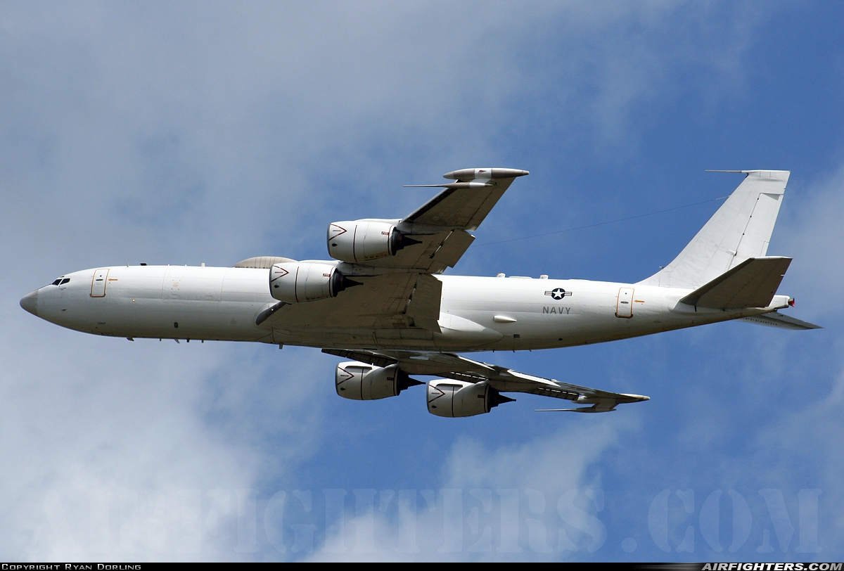 USA - Navy Boeing E-6B Mercury (707-300) 163919 at Mildenhall (MHZ / GXH / EGUN), UK