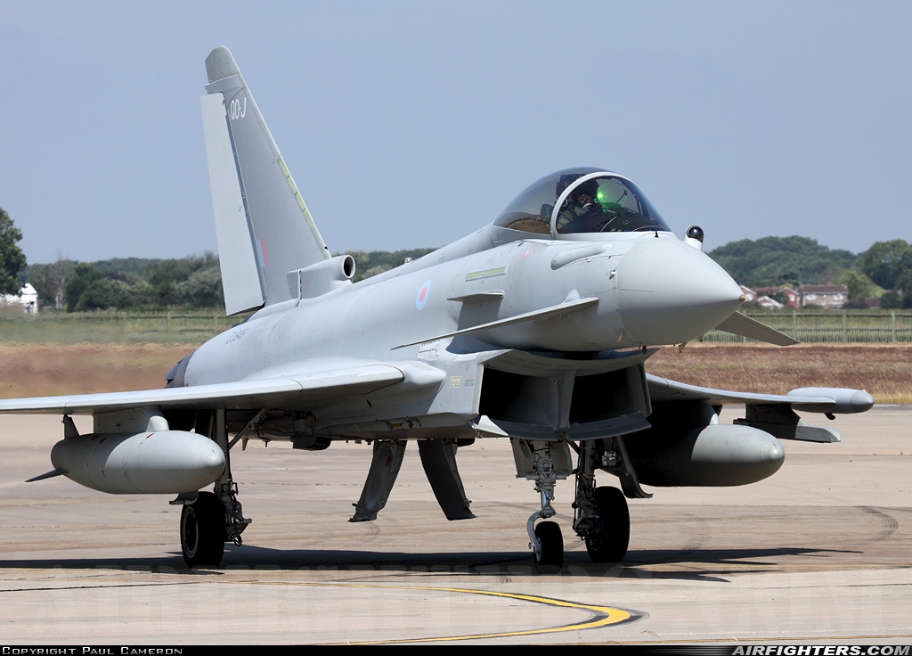 UK - Air Force Eurofighter Typhoon FGR4 ZJ949 at Coningsby (EGXC), UK