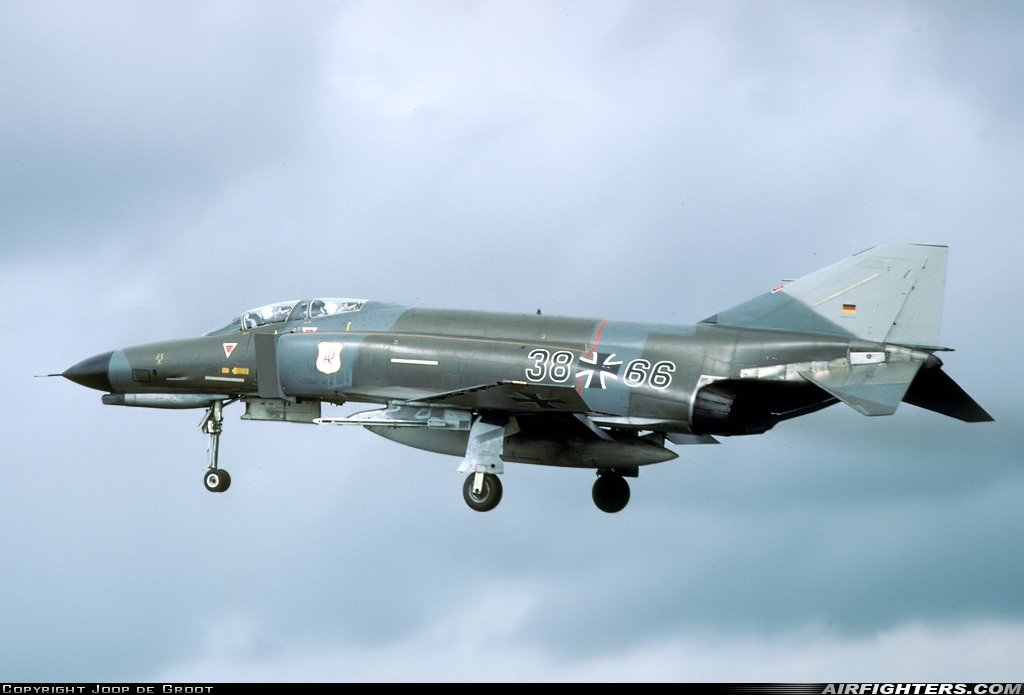Germany - Air Force McDonnell Douglas F-4F Phantom II 38+66 at Leeuwarden (LWR / EHLW), Netherlands