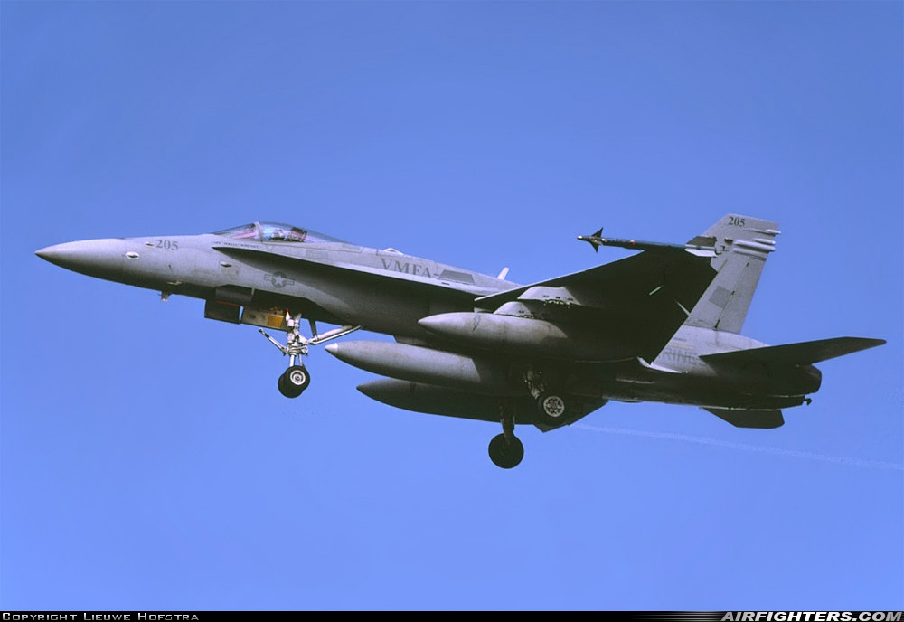 USA - Marines McDonnell Douglas F/A-18C Hornet 164885 at Leeuwarden (LWR / EHLW), Netherlands