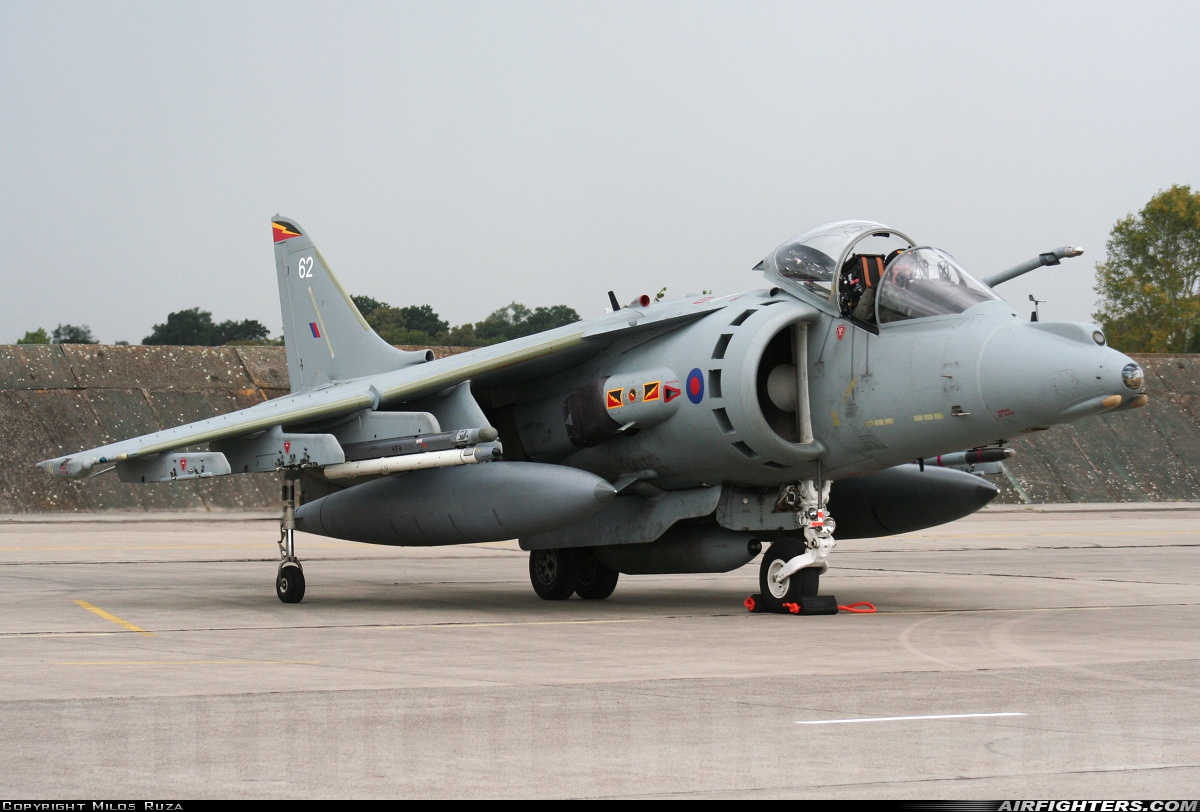 UK - Air Force British Aerospace Harrier GR.7A ZG472 at Hradec Kralove (LKHK), Czech Republic